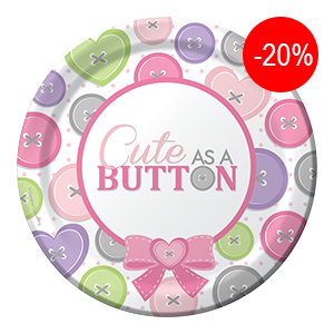 Cute as a button - Girl