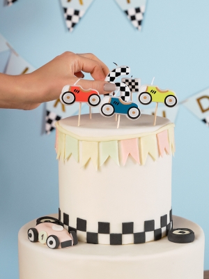 Свещички за торта, Race Cars