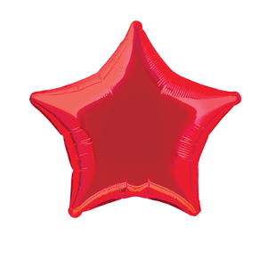 Фолиев балон Звезда, Classic Red