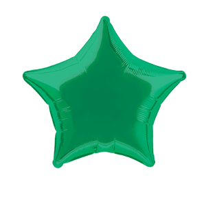 Фолиев балон Звезда, Emerald Green