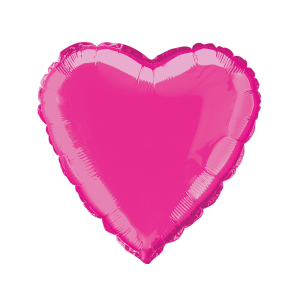 Фолиев балон "Сърце", Candy Pink
