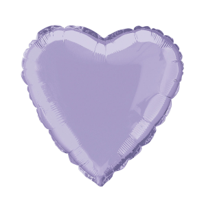 Фолиев балон "Сърце", Lavender