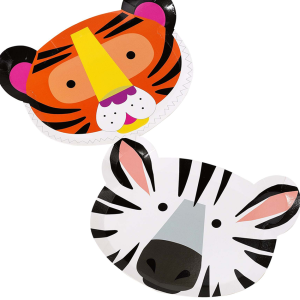 Party Animals, Големи чинийки "Zebra&Tiger"
