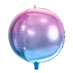 Фолиев балон ORB, Омбре Violet&Blue