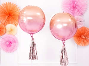 Фолиев балон ORB,Омбре Pink&Orange