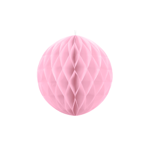 Парти декорация, Хартиена топка Pink - 20 см.