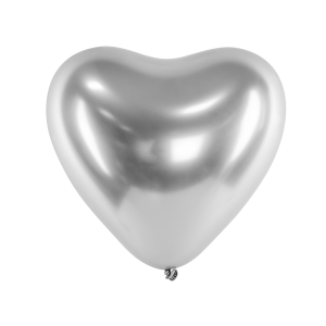 Хром балони Сърце, Сребро
