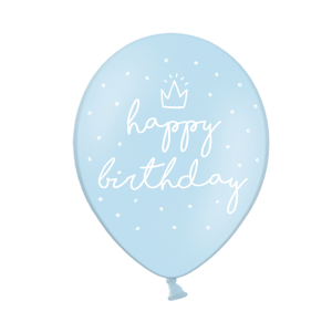 Латексови балони,Happy birthday - blue