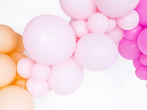 Латексови балони, Пастелно розово