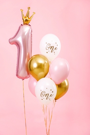 Латексови балони Първи рожден ден Pink