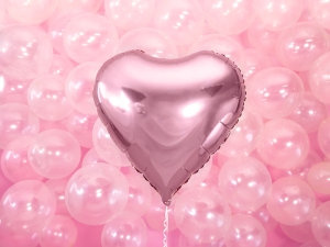 Фолиев балон сърце,Pink 61 см.