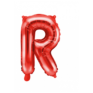 Фолиев Балон Буква "R", Red Velvet 