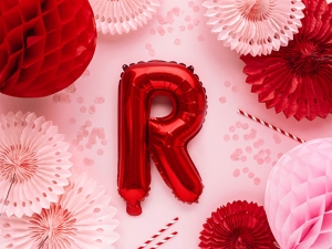 Фолиев Балон Буква "R", Red Velvet 