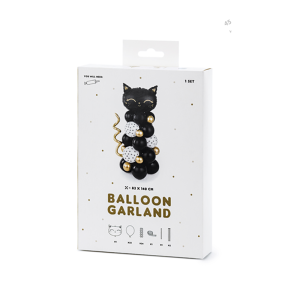 Комплект за  балонен букет Черна Котка