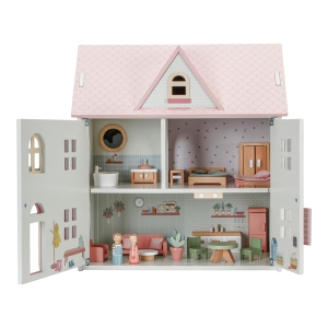 Дървена къща за кукли Little Dutch