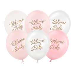 Балони Welcome Baby – Розов Микс