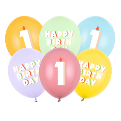 Празничен балонен сет с хелий – Happy Birthday