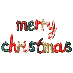 Коледен надпис, Merry Christmas