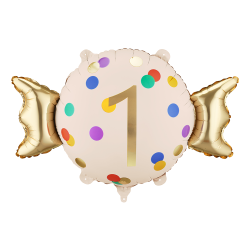 Фолиев балон Бонбон – цифра 1