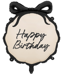 Фолиев балон с панделка, Happy Birthday