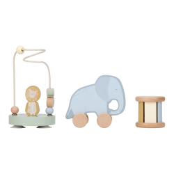 Подаръчна Кутия с Дървени Играчки за Бебе Safari Friends