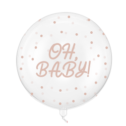 Прозрачен PVC балон Oh Baby
