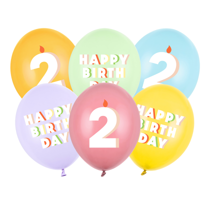 Празничен балонен сет с хелий – Happy Birthday
