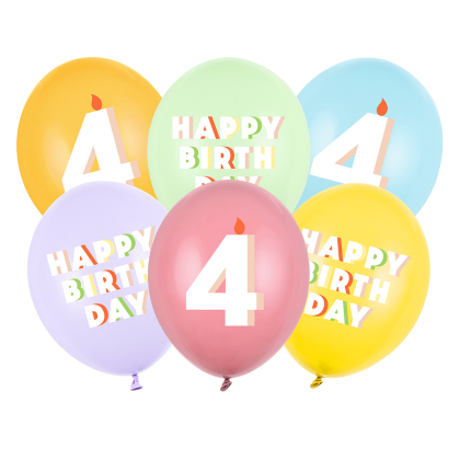 Празничен балонен сет с хелий – Happy Birthday