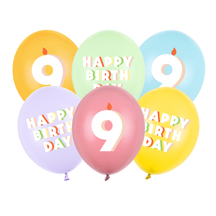 Празничен балонен сет с хелий – Happy Birthday
