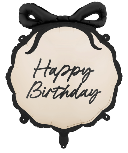 Фолиев балон с панделка, Happy Birthday