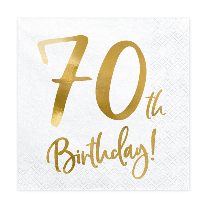Салфетки  70-ти юбилей