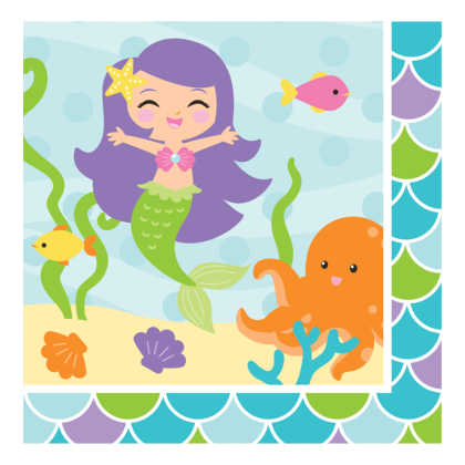 Mermaid Friends, Големи салфетки