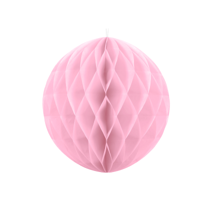 Парти декорация, Хартиена топка Pink 30см.