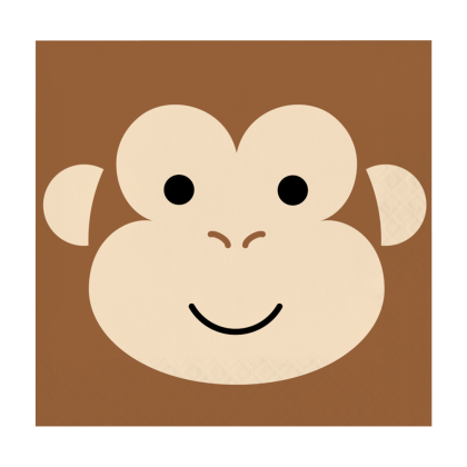 Animal Faces, Големи салфетки Monkey