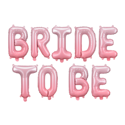 Банер - фолиеви букви "Bride to be"
