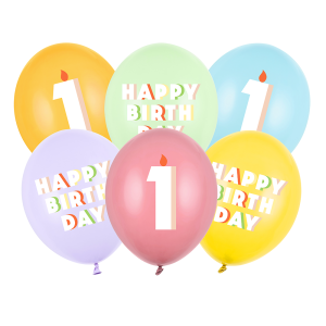 Празничен балонен сет с хелий – Happy Birthday