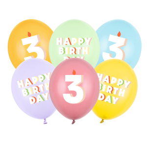 Празничен балонен сет с хелий – Happy Birthday