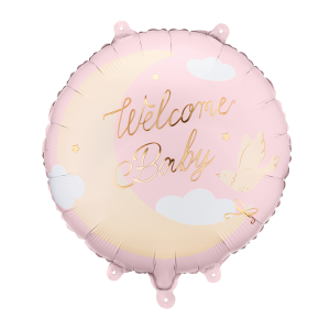 Фолиев балон за посрещане на бебе момиче