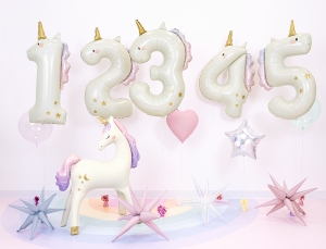 Фолиев балон цифра 1, Еднорог