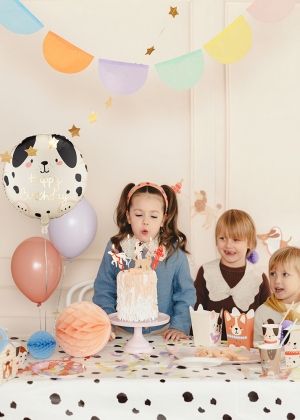 Фолиев балон Happy Birthday, Кученце