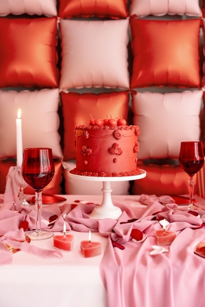 Чаени свещи във формата на сърце – червени