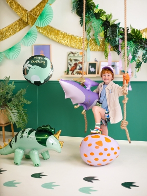 Фолиев балон Happy Birthday, Динозавър