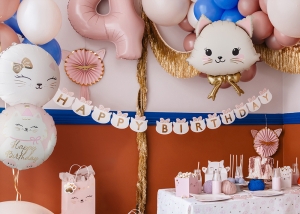 Фолиев балон Happy Birthday, Коте