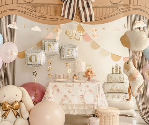 Фолиеви балони кубчета ONE – комплект от 3 броя