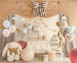 Фолиев балон Сърце ONE – светлосин