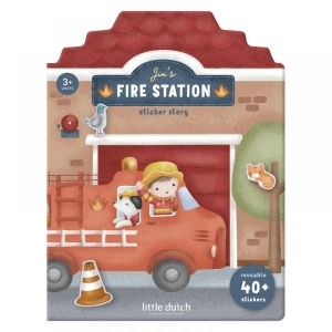 Книжка със Стикери Jim’s Firestation