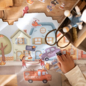 Книжка със Стикери Jim’s Firestation