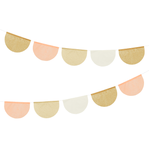 Парти гирлянд от тишу , Нюд цветове