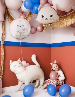 Фолиев балон Коте с панделка