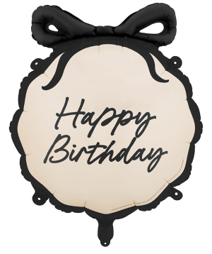 Фолиев балон с панделка, Happy Birthday